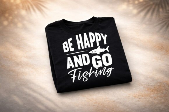 BE HAPPY and GO FISHING SVG: Design for a Laid-Back Lifestyle