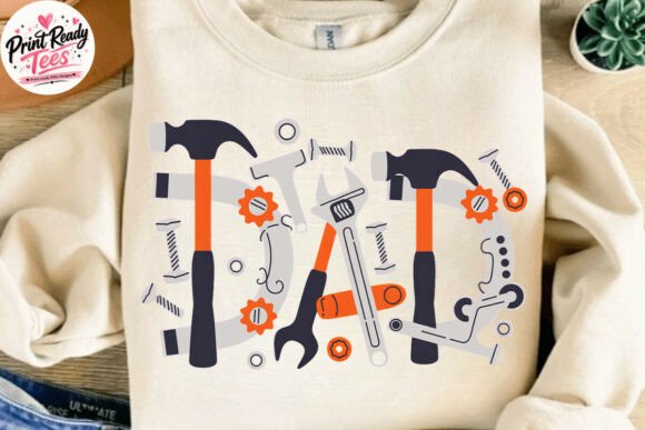 Celebrate Dad's Craft: The Ultimate Mechanic Tool Typography Design