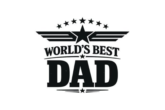 Celebrate Fatherhood with Vintage Badge Typography