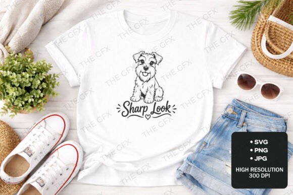 Celebrate Your Schnauzer: The Sharp Look Design for Pet Lovers