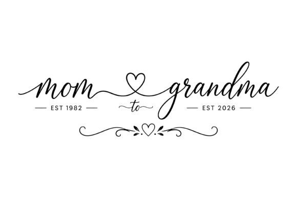 Celebrating Generations: The Mom to Grandma Est Custom Design