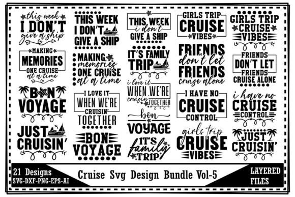 Cruise Svg Design Bundle Vol-5: Your Go-To Nautical Design Kit