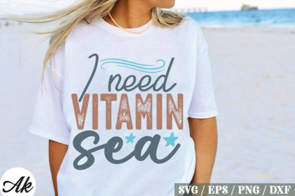 Find Your Creative Flow with the I Need Vitamin Sea SVG Design